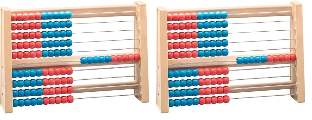 WISSNER® Active Learning - Abacus red/blue - RE-Wood® (Pack of 2)