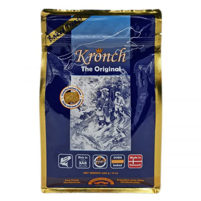 Kronch Original Salmon - Dog treats with salmon - Bundle - 3 x 600 g