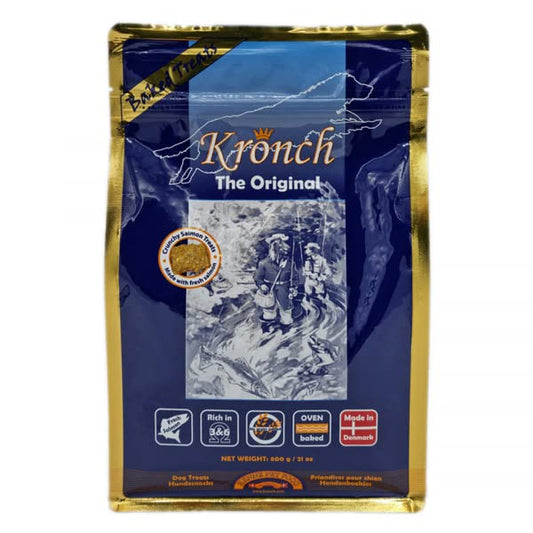 Kronch Original Salmon - Dog treats with salmon - Bundle - 3 x 600 g