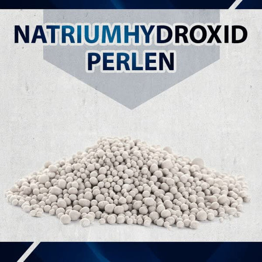 Sodium hydroxide, caustic soda, NaOH | 5kg beads, e.g. for soap making (1, 5, 25 kg)