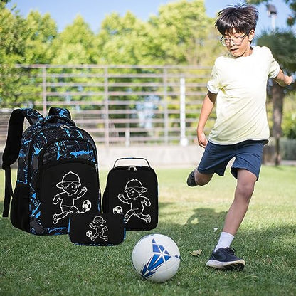 LOIDOU school backpack set for girls, 3 pieces including a children's backpack, school bag, and teenager backpack. Ergonomic school satchel for boys and girls.