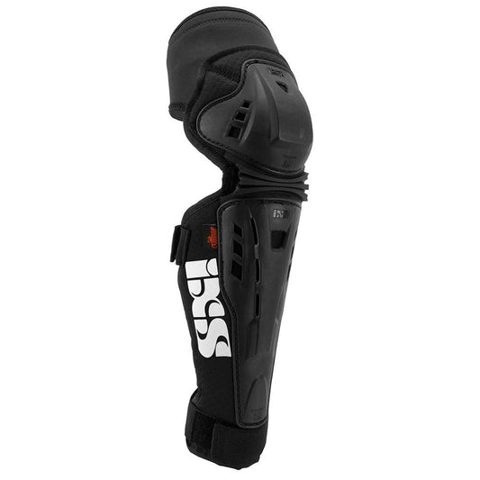 IXS Assault Knee/Shin Guard Black L Protection, Black, L