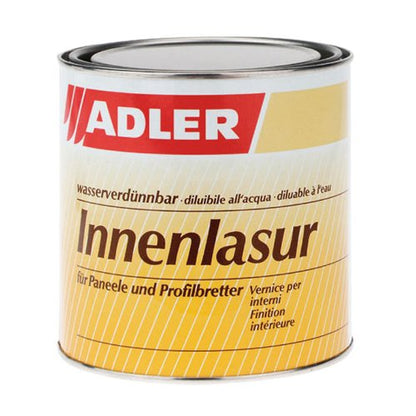ADLER Interior Stain W10 750ml White eco-friendly wood stain for indoor use water-based interior stain
