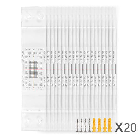Mountlaser crack gauge monitor, building wall standard crack monitor, gap crack monitoring record for monitoring wall deformations and cracks (10 pieces)