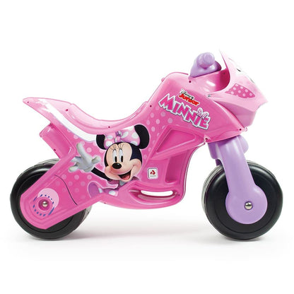Balance Bike for 1-3 year old kids. Minnie Mouse themed with wide, stable, ergonomic design. Lightweight, portable for indoor/outdoor use. Perfect gift for 1st birthday boys and girls.