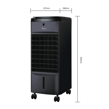 Ardes AR5AMR08 Penny humidifier with digital controls, timer, and remote control, 4L tank capacity, black