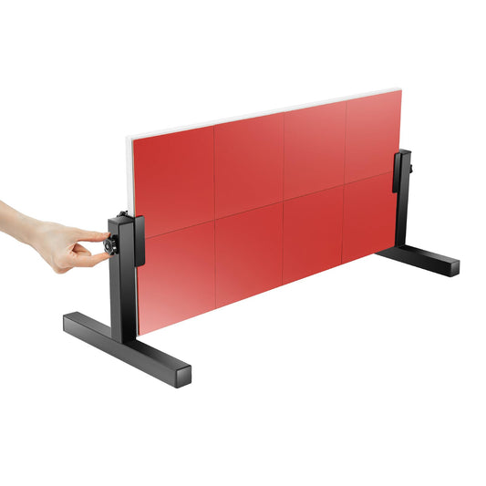 Ping Pong Rebounder Table Tennis Rebound Board with 8 red rubbers, self-training equipment for home gym indoor outdoor.