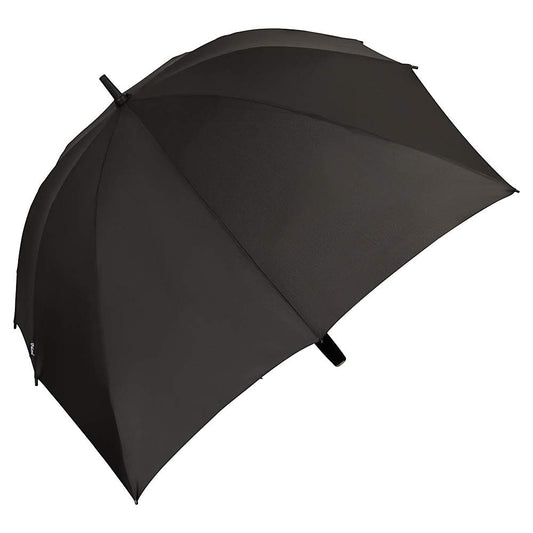 LILIENFELD Umbrella Partners Umbrella XL 148 cm x 99 cm Women Men Fiberglass 10 Ribs Very Stable Maxi Black