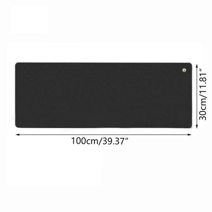 Grounding mat, 100 * 30cm, Grounding mat set with EU grounding cable, Universal grounding mat antistatic mat for under the desk, table, sofa (100 * 30 CM)