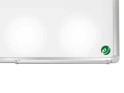 ALLboards Magnetic Whiteboard, Ceramic Enamel Surface 100x80cm with Aluminum Frame Premium EXPO, Dry Erase, Projection Screen