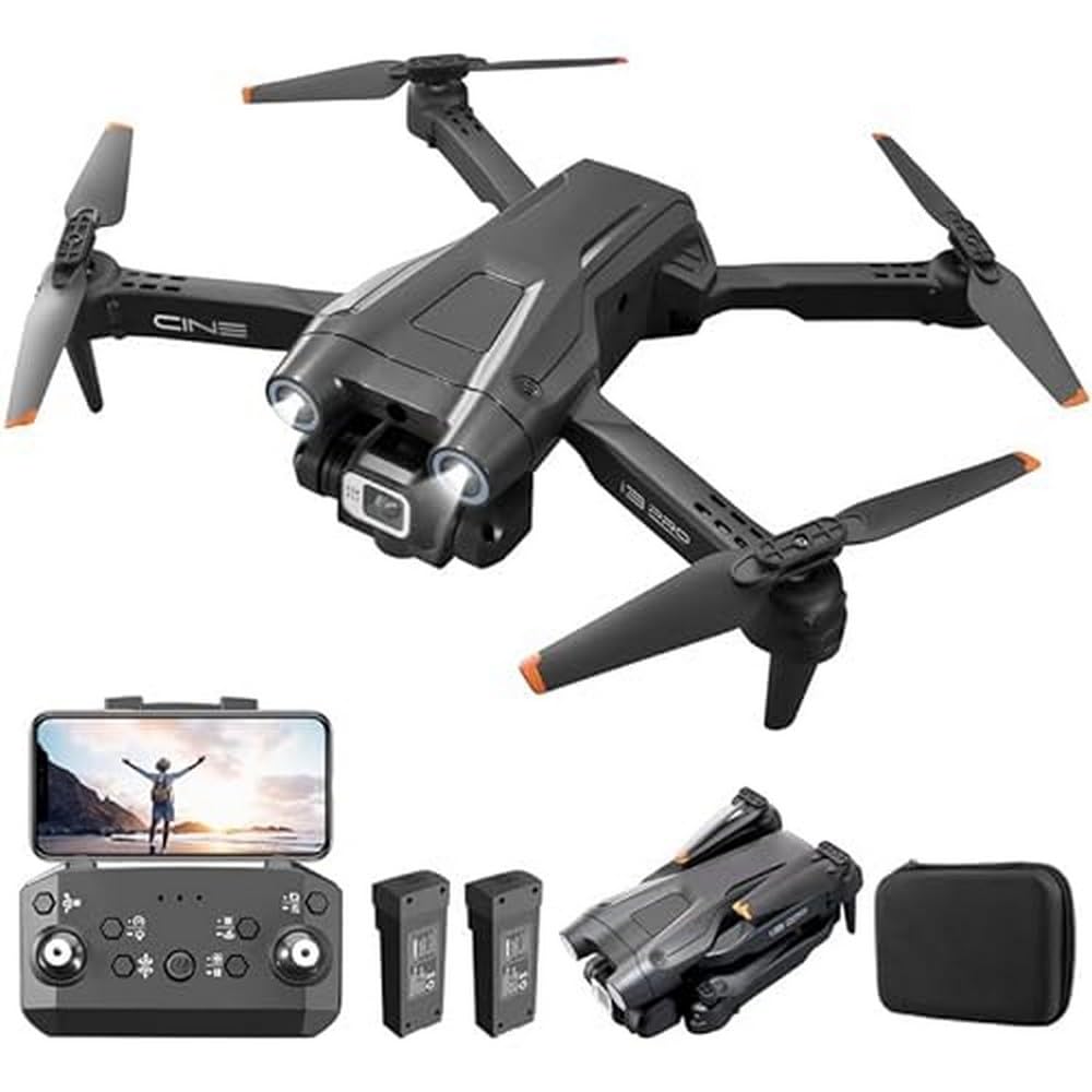 Mingfuxin Folding Drone with Camera for Beginners, RC Quadcopter Drone with App WIFI FPV Live Video, Altitude Hold, Headless Mode, One-Key Takeoff Landing for Adults Kids