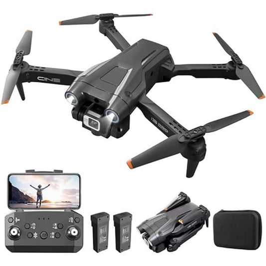 Mingfuxin Folding Drone with Camera for Beginners, RC Quadcopter Drone with App WIFI FPV Live Video, Altitude Hold, Headless Mode, One-Key Takeoff Landing for Adults Kids