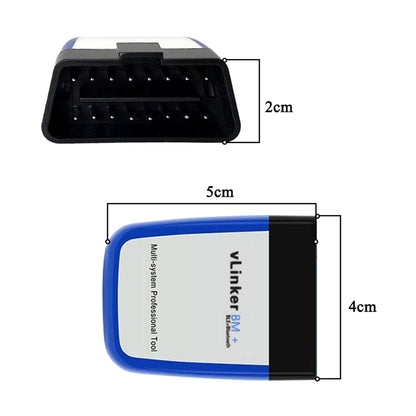 vLinker BM+ OBD2 Bluetooth Diagnostic Scan Tool, OBDII Auto Scanner for iOS, Android, and Windows - Made for BimmerCode.