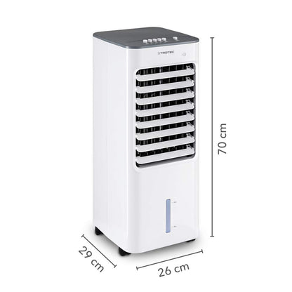 TROTEC PAE 21 Air cooler, portable 3 in 1 air conditioning unit, air cooler, air freshener, fan (3 fan speeds, quiet, swing function)