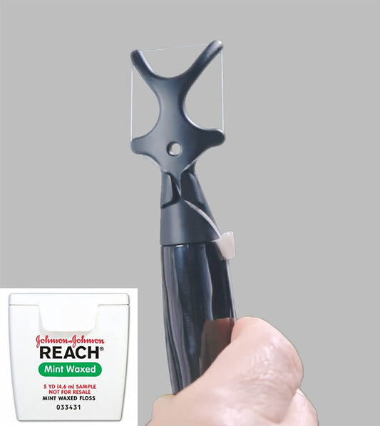 Toothbat WOW dental floss holder, eco-friendly, high quality, provides consistent results, comfortable grip, easy to use, works with your favorite dental floss.