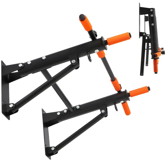Panana Pull Up Bar for Wall, Wall Mounted, Space Saving Foldable Pull Up Bar, up to 200 kg, Home Gym