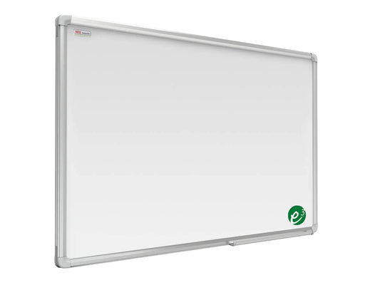ALLboards Magnetic Whiteboard, Ceramic Enamel Surface 100x80cm with Aluminum Frame Premium EXPO, Dry Erase, Projection Screen