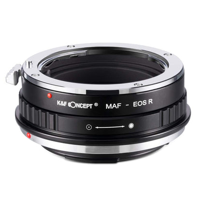 K&F CONCEPT MAF to EOS R lens adapter is compatible with Sony Alpha A Mount (and Minolta AF) lenses on EOS R cameras.