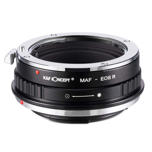 K&F CONCEPT MAF to EOS R lens adapter is compatible with Sony Alpha A Mount (and Minolta AF) lenses on EOS R cameras.