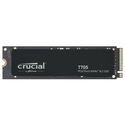 Crucial T705 2TB SSD PCIe Gen5 NVMe M.2, up to 14,500MB/s, Microsoft DirectStorage, PCIe 4.0 compatible, Internal Solid State Drive - CT2000T705SSD3