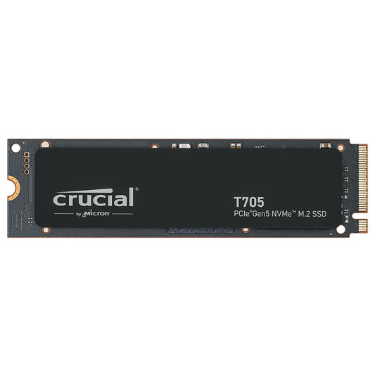Crucial T705 2TB SSD PCIe Gen5 NVMe M.2, up to 14,500MB/s, Microsoft DirectStorage, PCIe 4.0 compatible, Internal Solid State Drive - CT2000T705SSD3
