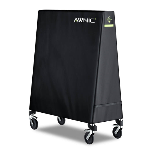 Awnic table tennis table cover 420D outdoor ping pong protective cover waterproof, tear-resistant, windproof, UV-resistant 165X(25/70)X170cm.