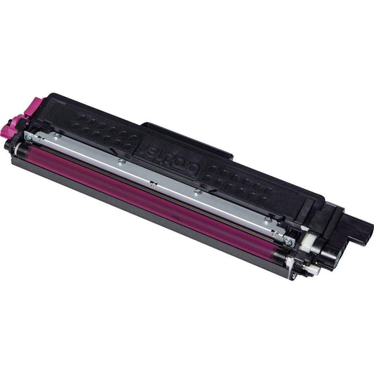 Brother TN-243M toner cartridge (for Brother DCP-L3510CDW, DCP-L3550CDW, HL-L3210CW, HL-L3230CDW, HL-L3270CDW, MFC-L3710CW, MFC-L3730CDN, MFC-L3750CDW, and MFC-L3770CDW) in magenta.
