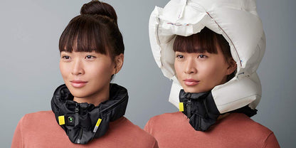 Hövding Airbag bike helmet, 52-59 cm head circumference, bicycle airbag collar - neck, helmet airbag, head protection cyclist helmet collar, safety helmet, version 06.2024