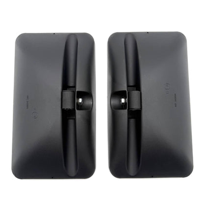 2x exterior mirrors 305x170 ø14-18 for tractor, truck, excavator with mirror holder and arm.
