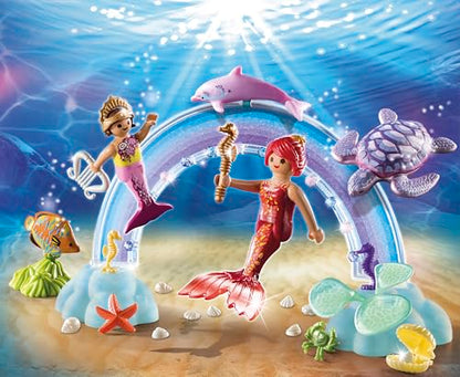 PLAYMOBIL Magic 71379 Starter Pack Mermaids, for kids 4 and up.