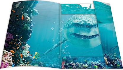 RNK 45358-3 - Character folder Shark Project 310 x 440 mm, 3 pieces, DIN A3, with elastic closure