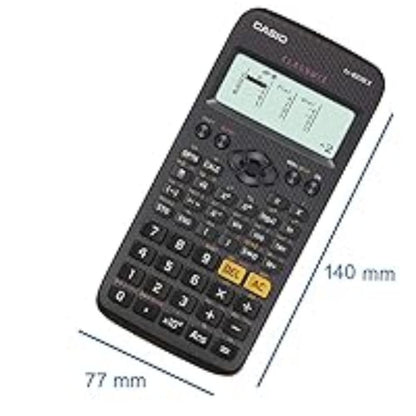 Casio SCHOOL CALCULATOR FX-82DE X CLASSWIZ, BATTERY-POWERED, Black, Language- German