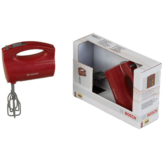 Theo Klein 9574 Bosch hand mixer | Battery-operated mixer with rotating beaters | Toy for children aged 3 and up & Amazon Basics - Baby cells (C) Batteries 1.2V (5000mAh Ni-MH), 4-pack