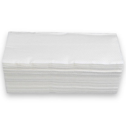 4000 sheets of premium white folded paper towels, 2-ply, 25 x 23 cm, ZZ-Fold