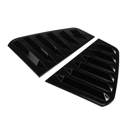 Active window blinds for rear Golf 7 R 7 7.5 2013-2020 Racing style window blinds Ventilation cover Black