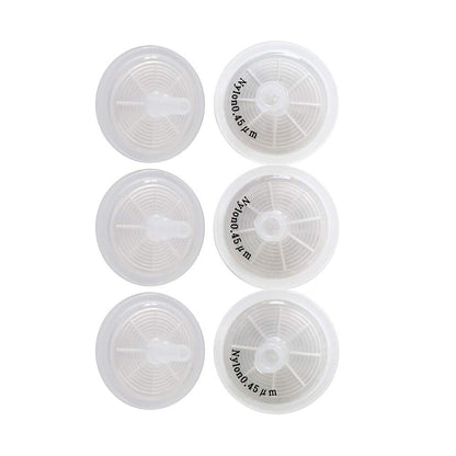 ALLPURE Nylon Syringe Filters, 25 mm, 100 pieces, 0.45 μm