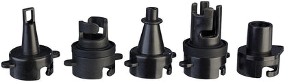 AGT SUP Battery Pump: Battery-operated air pump for SUP boards, 350 l/min, 3X 4,000 mAh, USB, 12V (Accu pump for compressor, electric)