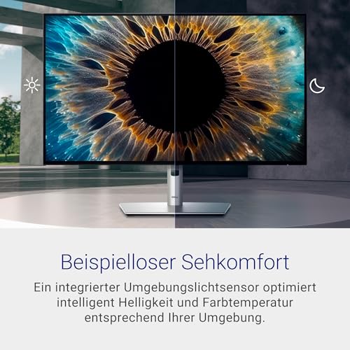Dell U2724D UltraSharp 27-inch QHD (2560x1440) Monitor, 120Hz, IPS Black, 5ms, 98% DCI-P3, 2X USB-C, 2X DisplayPort, HDMI, 3X USB, 3-year warranty, Silver