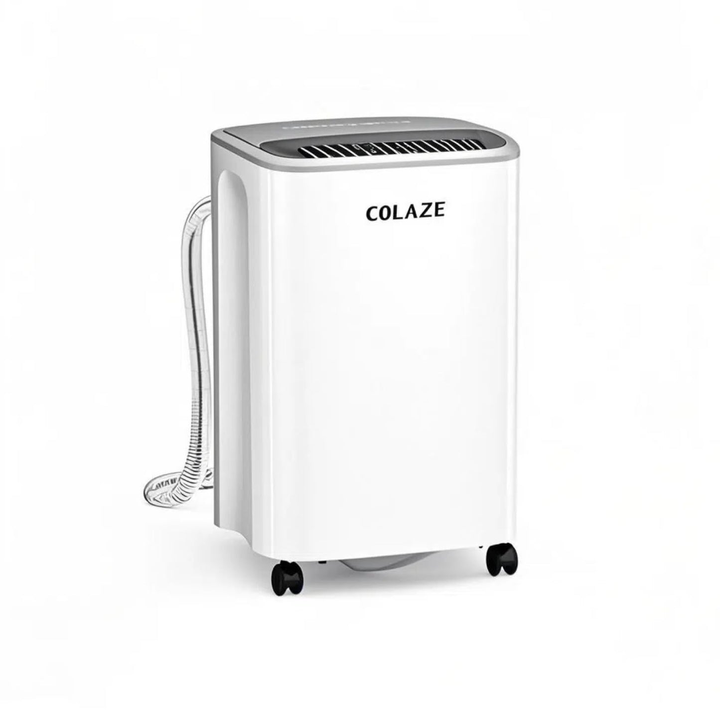 COLAZE Dehumidifier, 12L/24h Electric Dehumidifier, Suitable for Room Sizes up to 120m³ (30m²), Quiet Dehumidifier with Digital Display, Room Dehumidifier for Basement Bedroom Bathroom