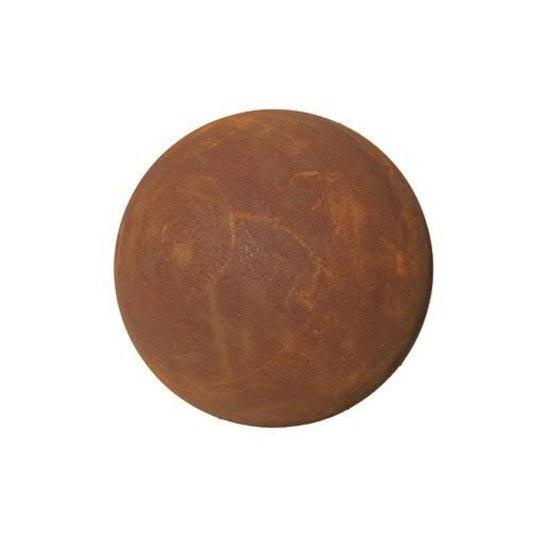 Simple & Rustic Garden Sphere - Large Decorative Sphere - Ø 50cm - Weatherproof & Frostproof - Metal/Rust - Rustic Sphere/Metal Sphere for Garden Decoration/Garden Decor