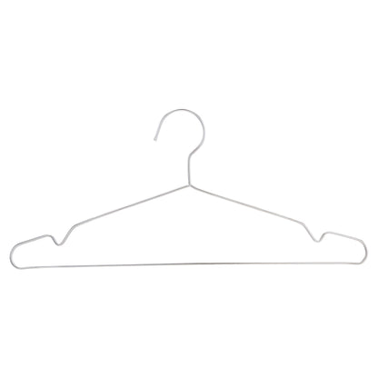 Amazon Basics Stainless Steel Clothes Hangers, 50-Pack, Chrome-plated