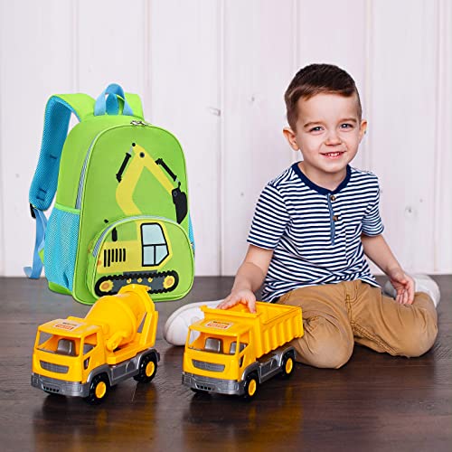 LOIDOU Kids Backpack Boys Children's Backpack Daypack Preschool Backpack Toddler Kindergarten Bag School Backpack for School Nursery Green