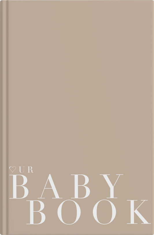 Pregnancy journal & baby book 2 in 1 designer baby book to fill in, for girls & boys, great gift for pregnancy or birth, hardcover 14th of February®
