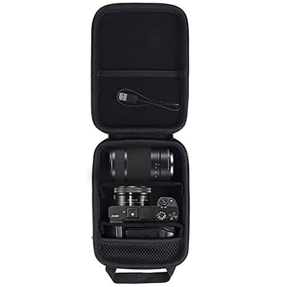 Aenllosi Hard Case Bag for Sony Alpha 6000 6300 6400 6500 6700 mirrorless camera, black (Case only)