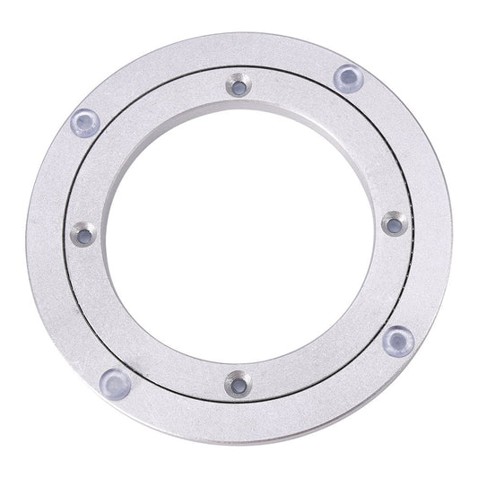 Tabletop swivel turntable ball bearing TV, monitor,e aluminum for dining table, kitchen appliances, etc. Lazy Susan (outer diameter-20cm / 7.9inch)