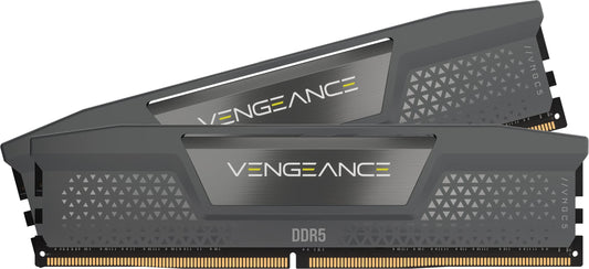 CORSAIR Vengeance DDR5 RAM 32GB (2x16GB) 6000MHz CL30-36-36-76 1.40V AMD Expo Intel XMP 3.0 Desktop Memory - Gray (CMK32GX5M2B6000Z30)