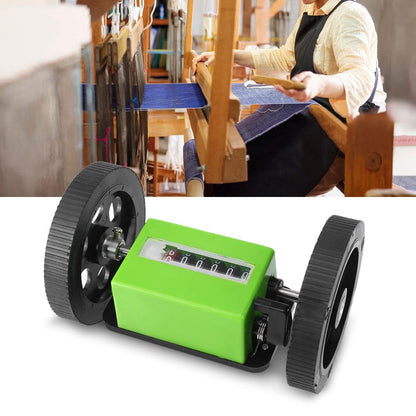 Meter counter Mechanical length roller counter Meter counter roller counter range 99999.9 meters Green