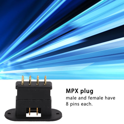 10 pairs of MPX 8-pin plugs. Good contact performance. MPX plugs male female plugs RC battery plugs.