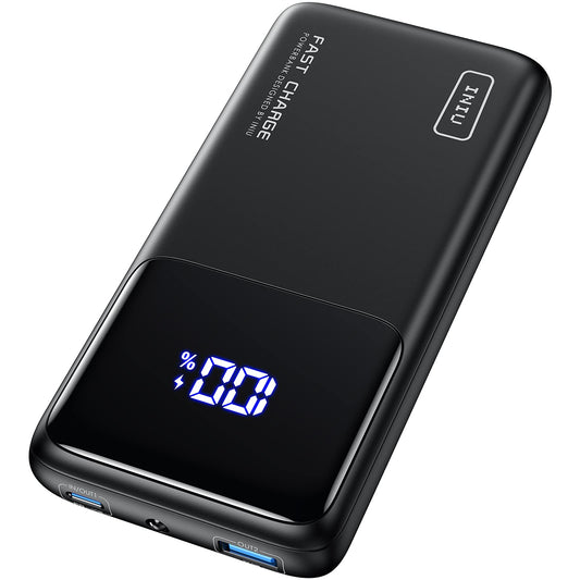 INIU Power Bank, 45W Fast Charging LED Display 15000mAh Portable Charger PD3.0 QC4.0, 3A Outputs Flashlight Phone Battery compatible with iPhone 15 14 13 Samsung Xiaomi Huawei Tablet