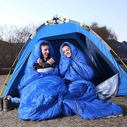 KingCamp Children's Sleeping Bag, Lightweight Warm Outdoor Blanket Sleeping Bags for Kids 3-4 Seasons for Camping Hiking with Carry Bag (Red R Zip, 165x70cm)
